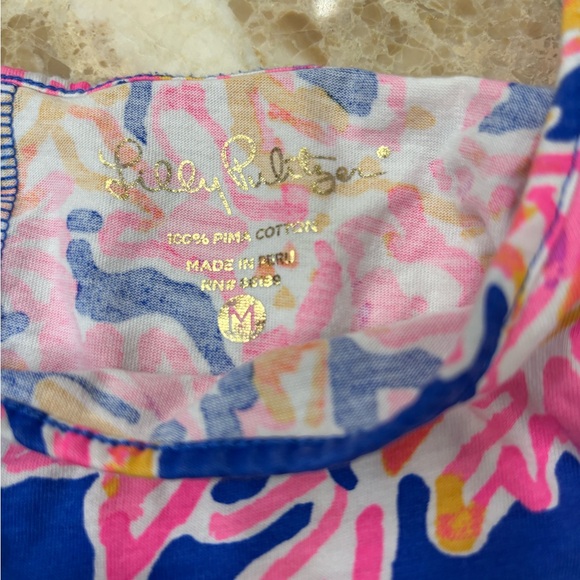 Lilly Pulitzer Marlowe Dress. Blue Electric. Size Medium - Picture 8 of 11